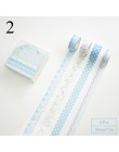 4 sztuk geometria Mini taśma Washi śliczny pasek klej dekoracyjny taśmy maskujące do dekoracji Scrapbooking taśma diy dla Papete