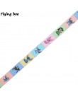 Flyingbee 15mmX5m śliczne Washi taśma klejąca DIY planista taśma maskująca Cartoon taśmy samoprzylepne naklejki dekoracyjne X049