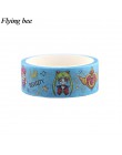 Flyingbee 15mm X 5m dziewczyny papierowa taśma washi Cartoon śliczne taśma klejąca DIY dekoracyjne dziewczyny taśmy maskujące ma