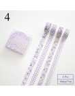 4 sztuk geometria Mini taśma Washi śliczny pasek klej dekoracyjny taśmy maskujące do dekoracji Scrapbooking taśma diy dla Papete