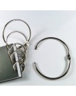 4 sztuk/partia Metal Ring Binder 15-75mm DIY albumy luźne liści książki Hoops otwarcie biuro wiążące dostaw