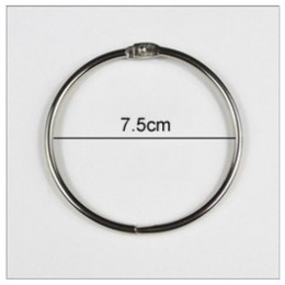 4 sztuk/partia Metal Ring Binder 15-75mm DIY albumy luźne liści książki Hoops otwarcie biuro wiążące dostaw