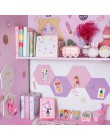 7 sztuk 3D z łbem sześciokątnym księżyc gwiazda czułem się pokładzie list wiadomość zdjęcie płyty wyświetlacz DIY Wall Art dekor