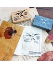 Moodtape vintage wood wyczyść pieczęć do DIY scrapbooking/ozdobny album na zdjęcia znaczek Messenger TodayTea aparat gumowa piec