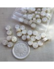 100 sztuk/partia Vintage Handmade Octagon pieczęć wosk Tablet Pill koraliki na koperty zaproszenie na ślub tłoczenia DIY staroży