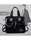 LITTHING Outdoor Women torebka damska moda wodoodporna Oxford Tote Bag Casual nylonowa torba na ramię duża pojemność płócienna t