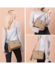 REALER kobiety mała kurierska torby codzienna torba na ramię moda w stylu retro frędzel torebka kobieta zipper crossbody torba t