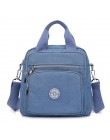 Kobiety Messenger torby lekka torba podróżna wodoodporne nylonowe podwójne torby na ramię Casual Quality Crossbody torba Lady Fl