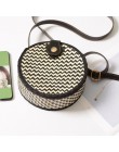 Lovevook kobiety bambusowe torby rattanowe torby letnie torby plażowe na podróże tkane torby słomiane wave crossbody torby dla k