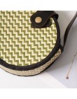 Lovevook kobiety bambusowe torby rattanowe torby letnie torby plażowe na podróże tkane torby słomiane wave crossbody torby dla k