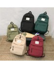 Nylonowy plecak multi-pocket kobiety torba na ramię Pure color kobiety plecak tornister dla nastoletnich dziewcząt mochila mujer