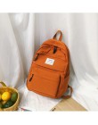 Nylonowy plecak multi-pocket kobiety torba na ramię Pure color kobiety plecak tornister dla nastoletnich dziewcząt mochila mujer