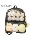 New Arrival ita torba kobiety Kawaii plecak bez nadruku 7 kolorów panie przezroczysty plecak nastoletnie dziewczyny piękny Lolit