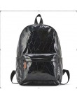 Yogodlns geometryczny plecak holograficzny podróży mężczyźni kobiety plecaki pcv laserowa torba na ramię student school backpack