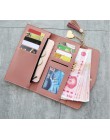 Kobiety portfele telefon Clutch Bag torebki długie portfele dla dziewczyny panie pieniądze portfel etui na karty Tassel portfele