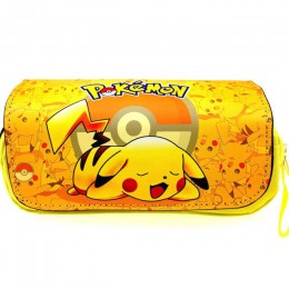 Anime Pokemon piórnik torba śliczne kosmetyczka Pikachu szkoła piórnik torby kosmetyczne hurtownia