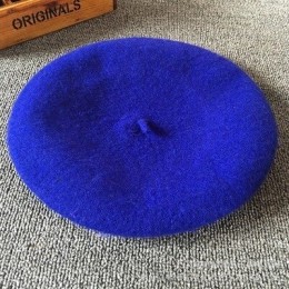 Czapka zimowa damska Vintage berety wełna 32 kolory czapka kaszkiet Gorras Planas Hombre czapki Beret Boinas Mujer czapka wełnia