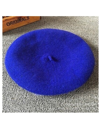 Czapka zimowa damska Vintage berety wełna 32 kolory czapka kaszkiet Gorras Planas Hombre czapki Beret Boinas Mujer czapka wełnia