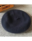 Czapka zimowa damska Vintage berety wełna 32 kolory czapka kaszkiet Gorras Planas Hombre czapki Beret Boinas Mujer czapka wełnia