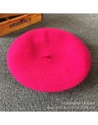 Czapka zimowa damska Vintage berety wełna 32 kolory czapka kaszkiet Gorras Planas Hombre czapki Beret Boinas Mujer czapka wełnia