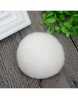 10cm natura prawdziwe futro z królika piłka Pom Pom puszyste DIY czapka zimowa Skullies czapki czapka z dzianiny pompony DEF003-