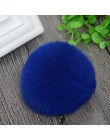 10cm natura prawdziwe futro z królika piłka Pom Pom puszyste DIY czapka zimowa Skullies czapki czapka z dzianiny pompony DEF003-