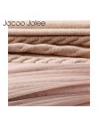 Jocoo Jolee jesienno-zimowa sukienka eleganckie panie O Neck długi sweter z rękawem sukienka Midi z dzianiny wysokiej Elstic Mes