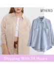 Zwiędły anglia vintage preppy oversize sztruks chłopak bluzka kobiety blusas mujer de moda 2020 koszule topy damskie plus rozmia