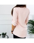 Zipper z krótkim rękawem koszule damskie Sexy V Neck solidne damskie topy i bluzki koszulka Casual koszule topy ubrania damskie 