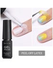 LILYCUTE 5ml biały płyn do zabezpieczania skórek Peel Off taśma bezzapachowa krawędź paznokci pielęgnacja skóry odporny na zimno