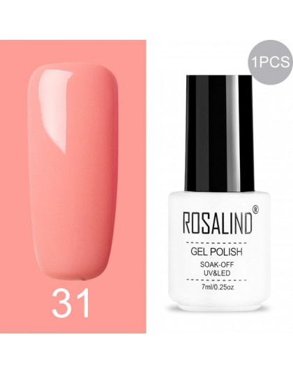 ROSALIND Gel polskie lakiery hybrydowe wszystko do paznokci Manicure Semi Permanent do paznokci żelowy lakier do paznokci UV Ver