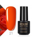 ROSALIND 7ML zestaw do paznokci żelowych UV do Manicure Gellak półtrwałe hybrydowe paznokcie sztuka Off Prime biały żelowy lakie