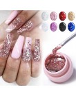 UR SUGAR Glitter żelowy lakier do paznokci UV Super lśniący platynowy lakier do paznokci UV Semi permanentny hybrydowy lakier do