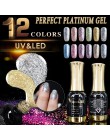 VENALISA Super Color farby żelowe lakier kryształowy CANNI Nail Art Glitter Pearl diamenty Soak off Platinum UV żelowy lakier do