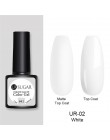 UR SUGAR 7.5ml bez wycierania podkład top coat lakier do paznokci żel kolorowy matowy UV warstwa wierzchnia UV LED Soak Off żel 