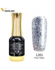 VENALISA Super Color farby żelowe lakier kryształowy CANNI Nail Art Glitter Pearl diamenty Soak off Platinum UV żelowy lakier do