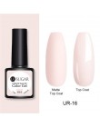 UR SUGAR 7.5ml bez wycierania podkład top coat lakier do paznokci żel kolorowy matowy UV warstwa wierzchnia UV LED Soak Off żel 