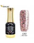 VENALISA Super Color farby żelowe lakier kryształowy CANNI Nail Art Glitter Pearl diamenty Soak off Platinum UV żelowy lakier do