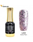 VENALISA Super Color farby żelowe lakier kryształowy CANNI Nail Art Glitter Pearl diamenty Soak off Platinum UV żelowy lakier do