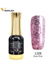 VENALISA Super Color farby żelowe lakier kryształowy CANNI Nail Art Glitter Pearl diamenty Soak off Platinum UV żelowy lakier do