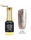 VENALISA Super Color farby żelowe lakier kryształowy CANNI Nail Art Glitter Pearl diamenty Soak off Platinum UV żelowy lakier do