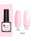 UR SUGAR 7.5ml bez wycierania podkład top coat lakier do paznokci żel kolorowy matowy UV warstwa wierzchnia UV LED Soak Off żel 