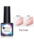 UR SUGAR 7.5ml bez wycierania podkład top coat lakier do paznokci żel kolorowy matowy UV warstwa wierzchnia UV LED Soak Off żel 