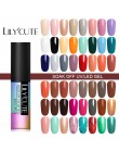 LILYCUTE żel do malowania paznokci 5ML kolor paznokci UV żelowy lakier do paznokci led długotrwałe Macaron lakier typu soak off 