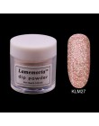 10ml zanurzenie proszek do paznokci akrylowy przezroczysty Pigment chromowany proszek do zanurzania brokat naturalny suchy mocni