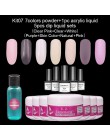 Nowy proszek akrylowy akryl Poly Gel do paznokci polski paznokci dekoracje artystyczne zestaw do manicure Crystal zestaw profesj