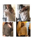 ZAFUL zimowe damskie bluzy z kapturem płaszcz solidna kieszeń puszyste męskie swetry z kieszenią w stylu streetwear bluza z kapt