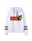 Avocado bluzy moda małe świeże 90s kobiety wegańskie Kawaii Cartoon Harajuku słodkie bluzy ciepłe kobiece Ullzang graficzne z ka