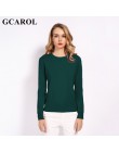 GCAROL 2019 jesień zima cukierki dzianinowy sweter kobiet 30% sweter z wełny miękkie Stretch OL Render dzianinowy sweter dzianin