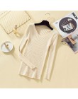 Sweter pulower z dzianiny kobiet 2019 zimowe ubrania damskie Jumper V Neck miękkie żebra dzianiny zima topy dzianina Pull Femme 